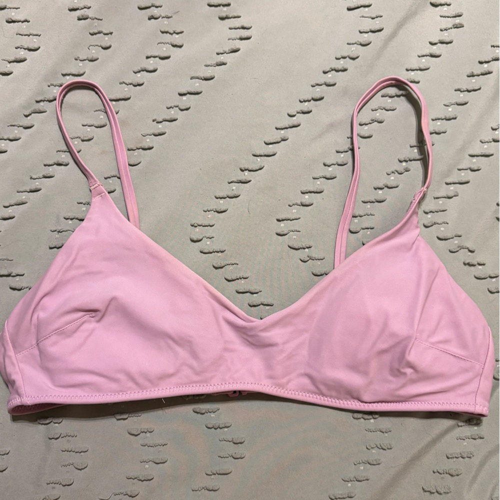 Aerie Lavender Scoop Swim Top